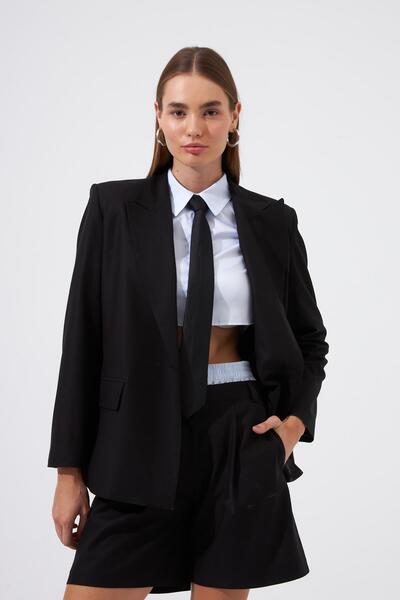 NOK İSTANBUL Cool Mode Serisi Naomi Blazer Ceket Siyah