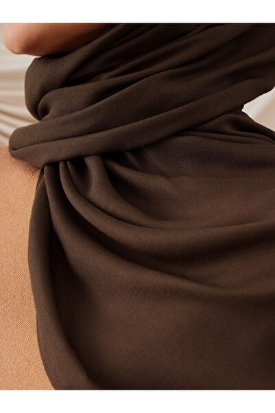 Femple Modest Καλοκαιρινό υφαντό σάλι | Χρώμα: Γη | Μέγεθος: 180x70cm | χιτζάμπ