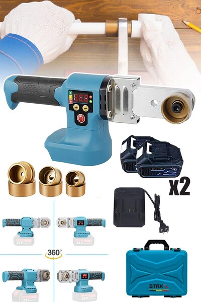 STAXX POWER 21500WH Dijital Ekran Göstergeli Titanyum PPRC 15 Pilli Çift Akül...