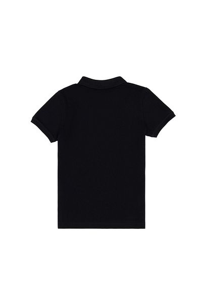 U.S. Polo Assn. Tricou negru cu gât polo pentru băiat - ASILSENCER STORE