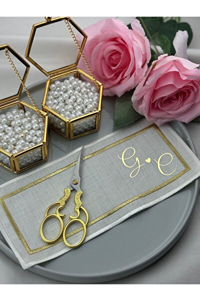 Rima Tasarım Söz Nişan Tepsisi Mendili