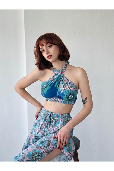Retrobird Happy Hour Cross Lacing Bustier Γυναικείο Ροζ