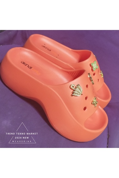 MCASERING Γυναικείες παντόφλες χιαστί με ψηλό τακούνι - Σόλα για νοσοκόμες, γ...