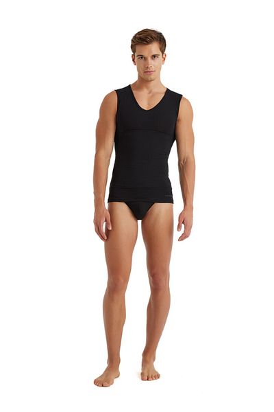 Blackspade Body Control Men's Corset Undershirt 9208 - Black