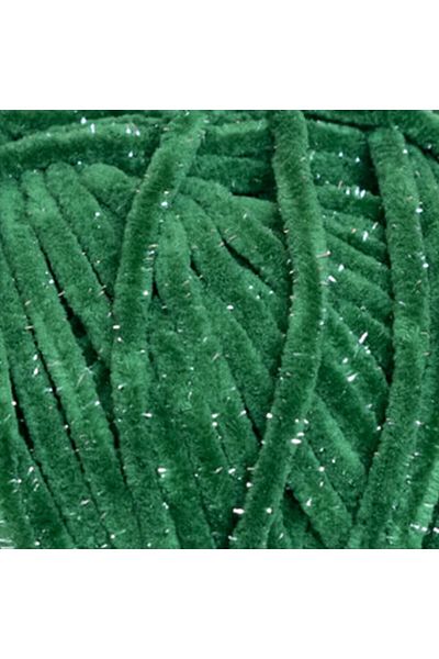 LaVita Yarn Velurex Baby Glitter Velvet Amigurumi Ață de tricotat manual Ață Taka (8148-VERDE)