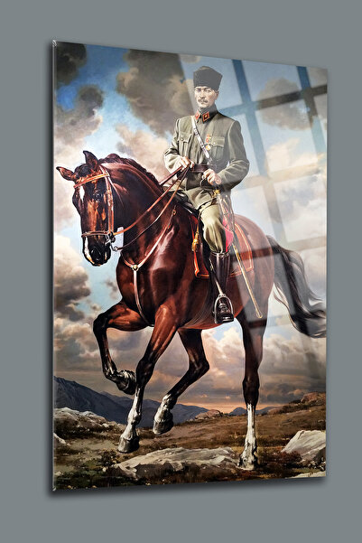 glassartdesign Tabloul de sticlă Ataturk 108