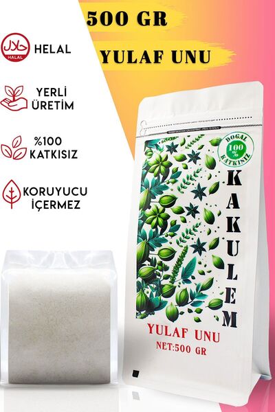 Kakulem SERTİFİKALI Yerli Tohum Tam Yulaf Unu 500 GR