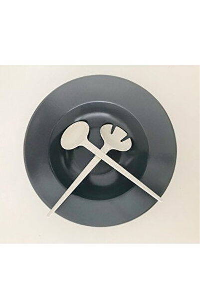 gastromarka 2'li Makarna Salata Kaşık Takımı (Tabak Görsel Amaçlı Konulmuştur)