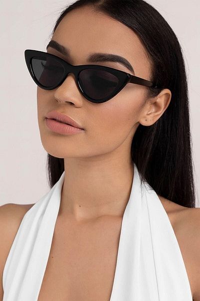 Mathilda Aksesuar Triangle Model Retro Sunglasses