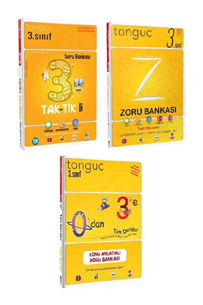 Tonguç Yayınları Tonguç 3. Sınıf Seti / Tüm Dersler Taktikli Soru Bankası - T...