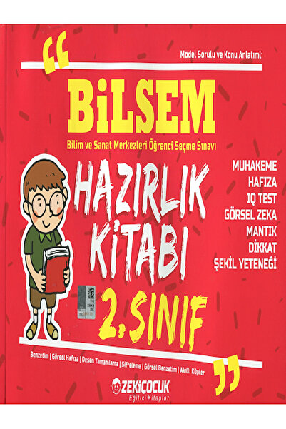 Zeki Çocuk Yayınları Zeki Çocuk 2. Sınıf Bilsem Hazırlık Kitabı