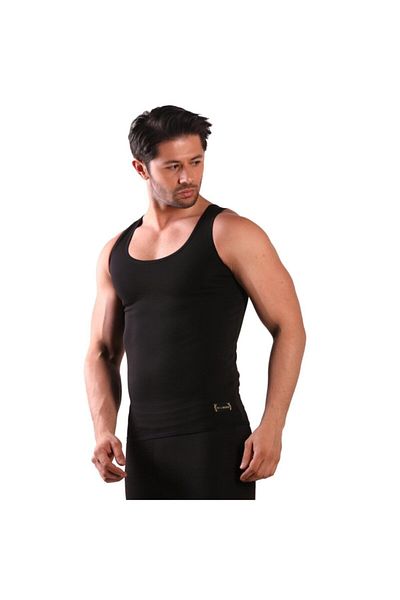 lovebox Polymer Coated Inside Slimming Fat Burning Strap Men's Thermal Corset Top