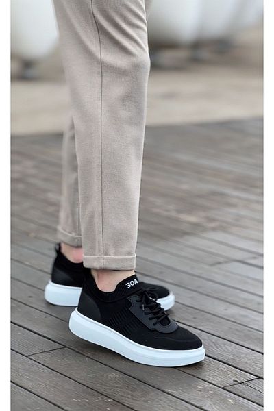 BOA BA0812 Special Knitted Knitwear Style Black Color Sports Shoes