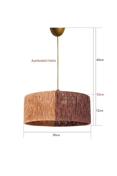 Hmydesign Froid Pendant Lamp Chandelier Tile Natural