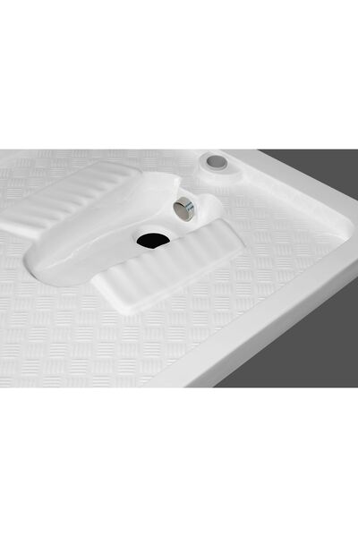 MODÜLDUŞ Konteyner Yapılar Için Akrilik Wc Taşlı Duş Teknesi 100*90