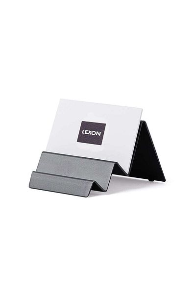 Lexon City Ld137x9 Card Stand Metallic Gray