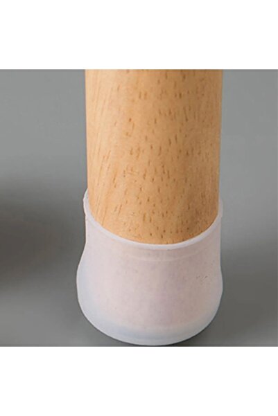 CNGZSHOP 12 Adet Silikon Masa Sandalye Pabuç Kaydırmaz Sessiz Koltuk Zemin Ko...