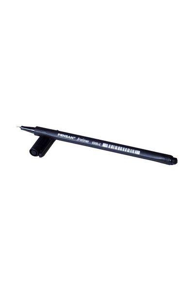 Pensan Black Fineliner Felt Pen - 0.4 Mm, 3 Pieces