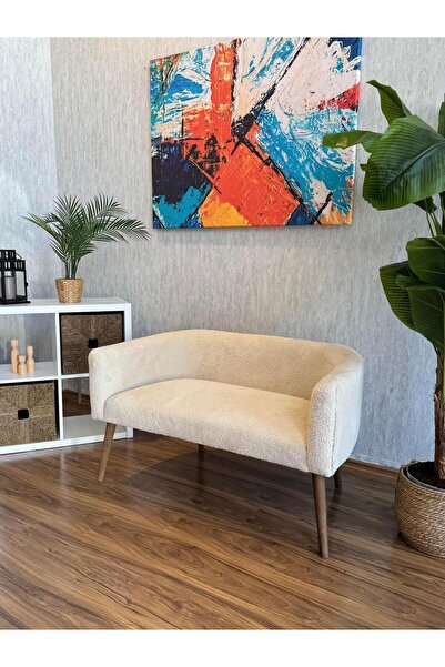 WEBPANYA Gürgen Ağaç Ayak Milano 2 Li Berjer Salon Ofis Kafe Oturma Odası Mutfak