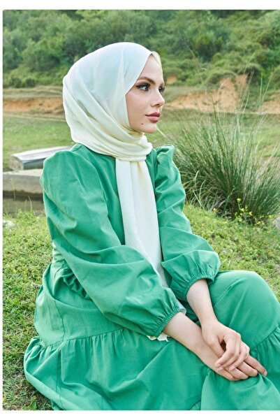 Mides scarf Βαμβακερή κρέμα Cazz Shawl