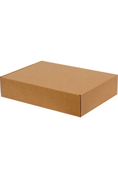 Kolicim 30x20x5cm Kutu - Kilitli Kutu 1 Desi Kutu - Kraft - [10 Adet]