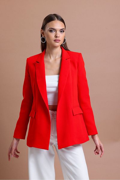 Tangül&Ali'S Moda Evi Red Blazer Jacket