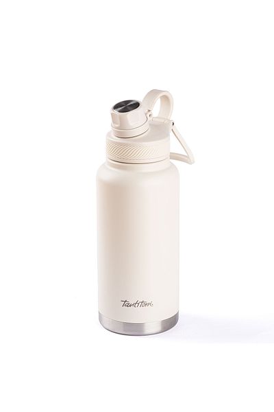 Tantitoni White Thermos 945ML - 2 Lids and Double Layers