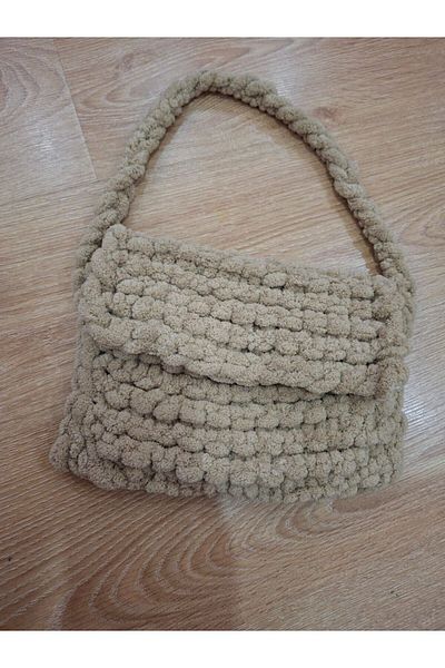 Puffy Soft Puffy Hand Knitted Bag