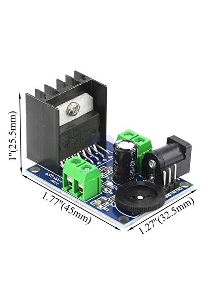 StoreX Tda7297 2x15w Maksimum Güç Stereo Çift Kanal Anfi Devresi - Ses Yükseltici, Dc 12v Giriş