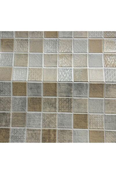 Renkli Duvarlar Dekoratif Küp Desen 70x70cm 1 Adet Yapışkanlı Iç Mekan Tezgah Arası Salon Duvar Kağıdı Paneli Nw167