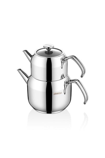 Amboss Cool Stainless Steel Large Size Teapot