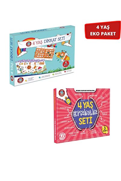 Çocuk Akademi 4 Yaş Dikkat/Etkinlik Eko Paket