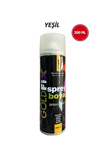 GOLDFİX GoldFix Sprey Boya 200 ML Yeşil Tekli