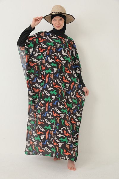 medipek Hijab Swimsuit - Patterned Pareo