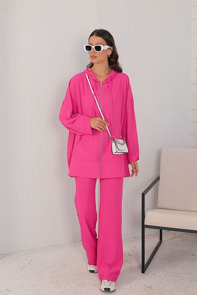 Melike Tatar PINK Zippered Suit - 32-2104