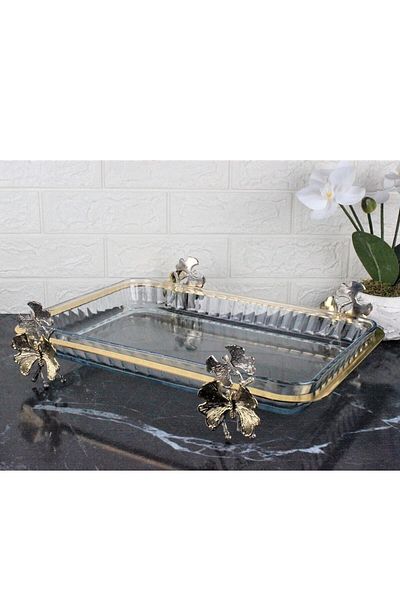atabey home Butterfly Foot Rectangular Pyrex Tray