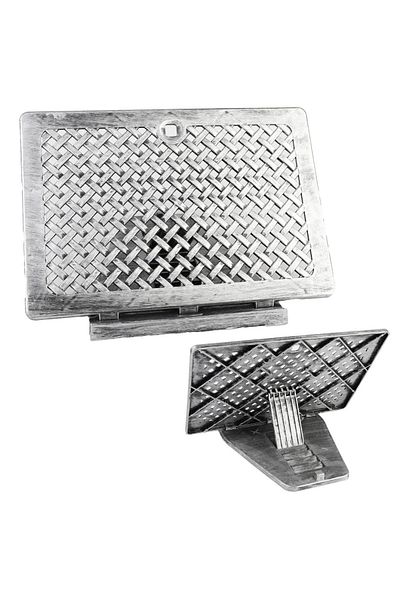 Derman Desktop Rahle Practical Rahle Βιβλιοθήκη Θήκη Tablet Antique Silver