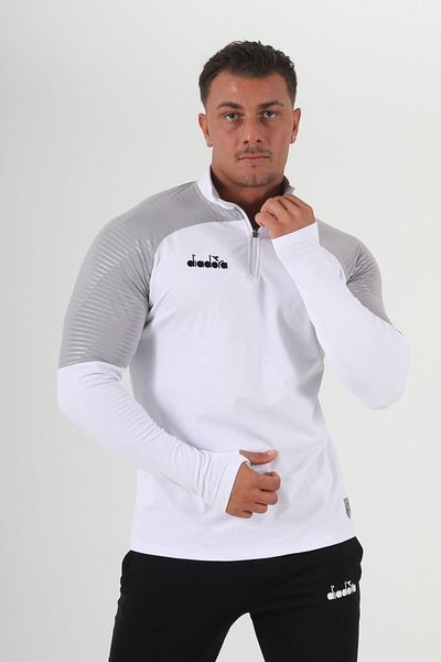 Diadora Premium φόρμα προπόνησης Single Top White