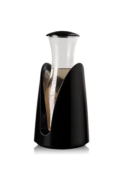 Vacu Vin Aktif Soğutucu Karaf, Siyah, Kutulu