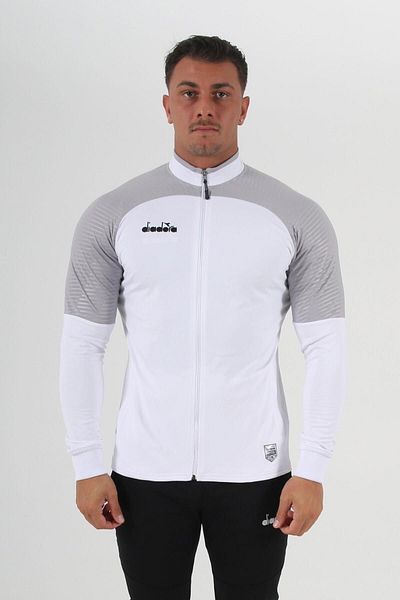 Diadora Premium Φούτερ Camping Single Top Λευκό