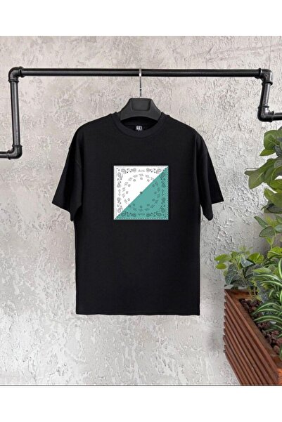 BİKOMBİNE Ανδρικό Tshirt - Carpet Printed Μαύρο