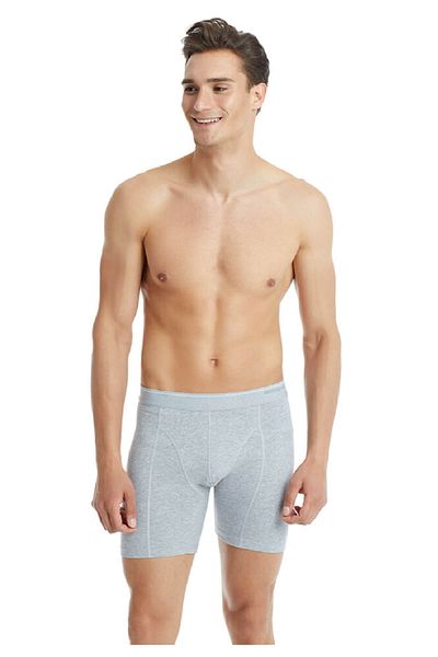 Blackspade 9216 Men's Long Retro Boxers - Pack of 2, 92% Cotton, Tender Cotton