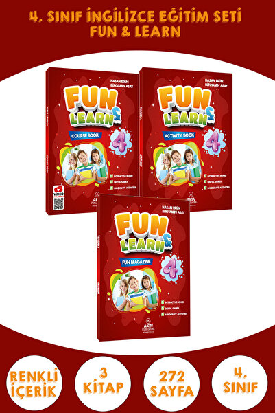 Genel Markalar 4. Sınıf Fun & Learn Ingilizce Set ( Course Book - Activity Bo...