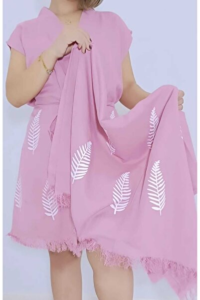 Nevin Acar Σετ 2 Φύλλων με μοτίβο Kimona Peshtemal - Μπουρνούζι παραλίας και