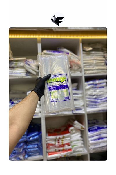 FİGANLAR 1 kg 85 pcs Nylon Bag Grocery Bag 30x52 Cm 5 kg 5 piece refrigerator bag meat bag