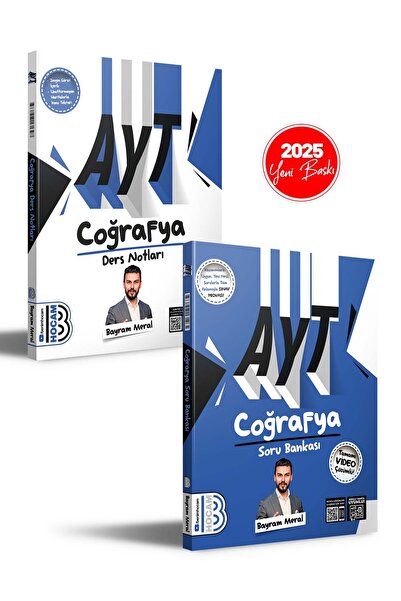 Benim Hocam Yayınları 2025 Ayt Coğrafya Video Destekli Konu Anlatımı Ders Not...