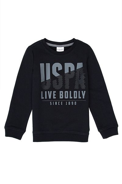 U.S. Polo Assn. Black Boy's Sweatshirt
