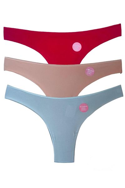 Miss Blue Moon Set de 3 brazilian fără sudură tăiat cu laser - 2350