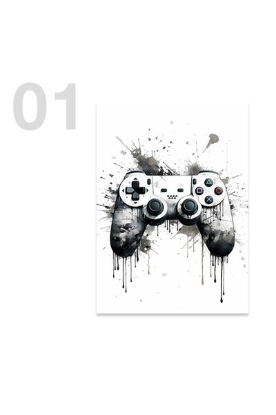 TABLOX Specially Designed for Gamer Room and Gamers, 6 Piece Frame Looking 100% MDF Table Set