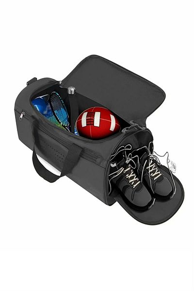 KOST Geantă originală unisex pentru sport, sală de sport, fitness, cu compartiment pentru încălțăminte